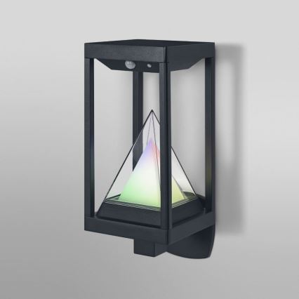 Ledvance - LED RGBW Zatemnitvena solarna stenska svetilka s senzorjem SMART+ ALPS LED/6W/3,7V 2200 mAh 3000K IP44