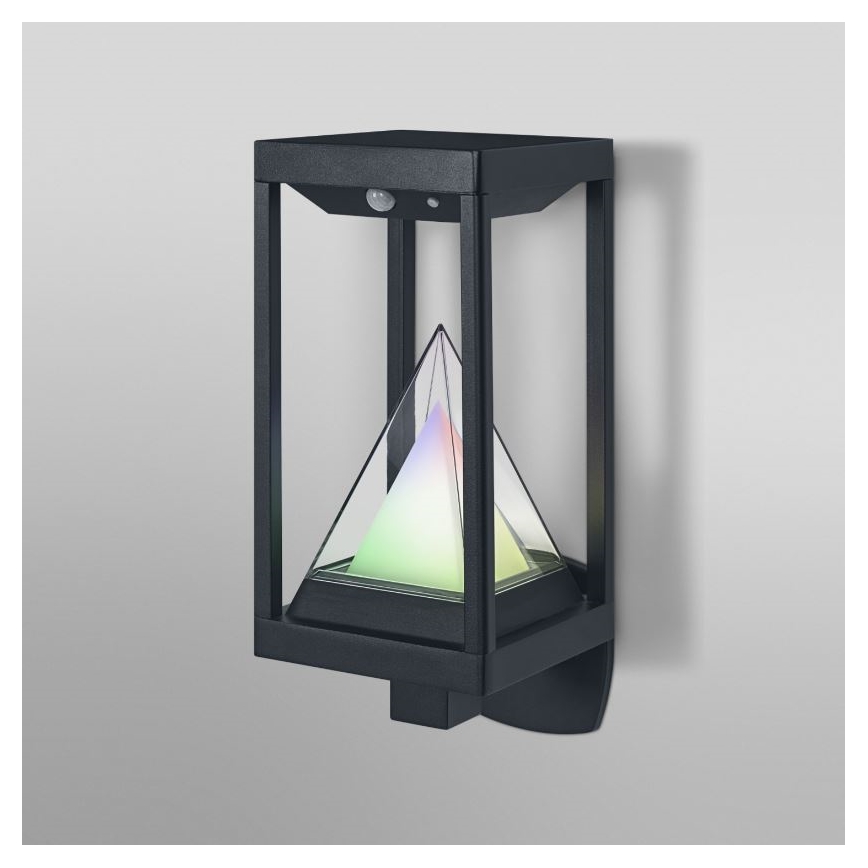 Ledvance - LED RGBW Zatemnitvena solarna stenska svetilka s senzorjem SMART+ ALPS LED/6W/3,7V 2200 mAh 3000K IP44