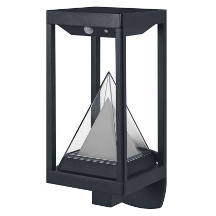 Ledvance - LED RGBW Zatemnitvena solarna stenska svetilka s senzorjem SMART+ ALPS LED/6W/3,7V 2200 mAh 3000K IP44