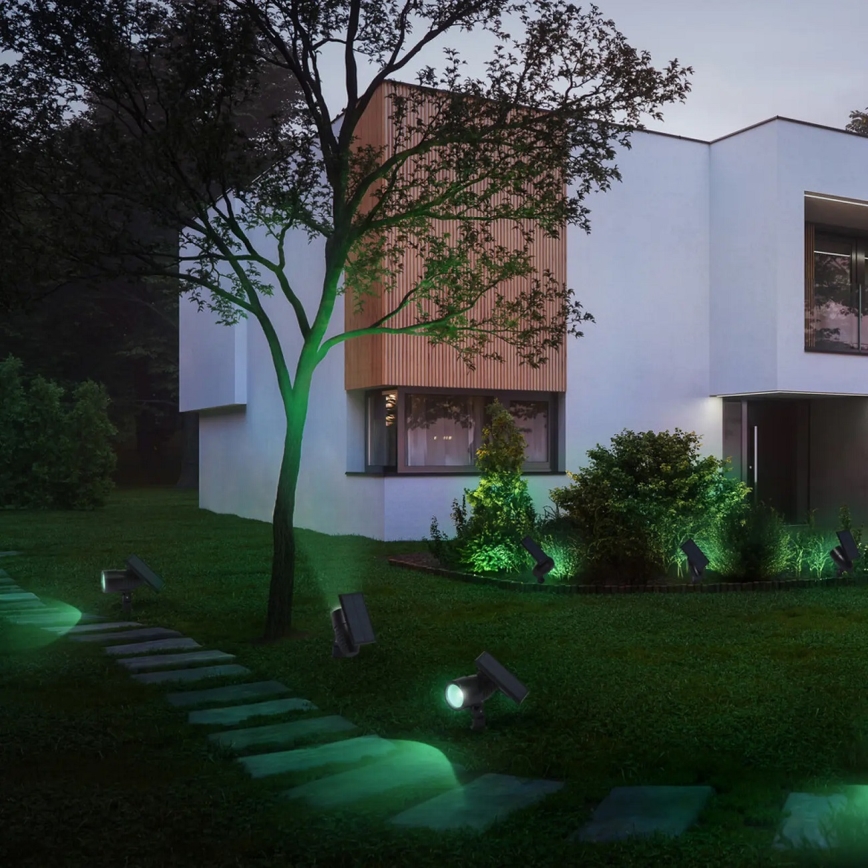 Ledvance - LED RGBW Zatemnitvena solarna svetilka SMART+ SOLAR LED/0,6W/3,7V 2000 mAh 3000-6500K IP44