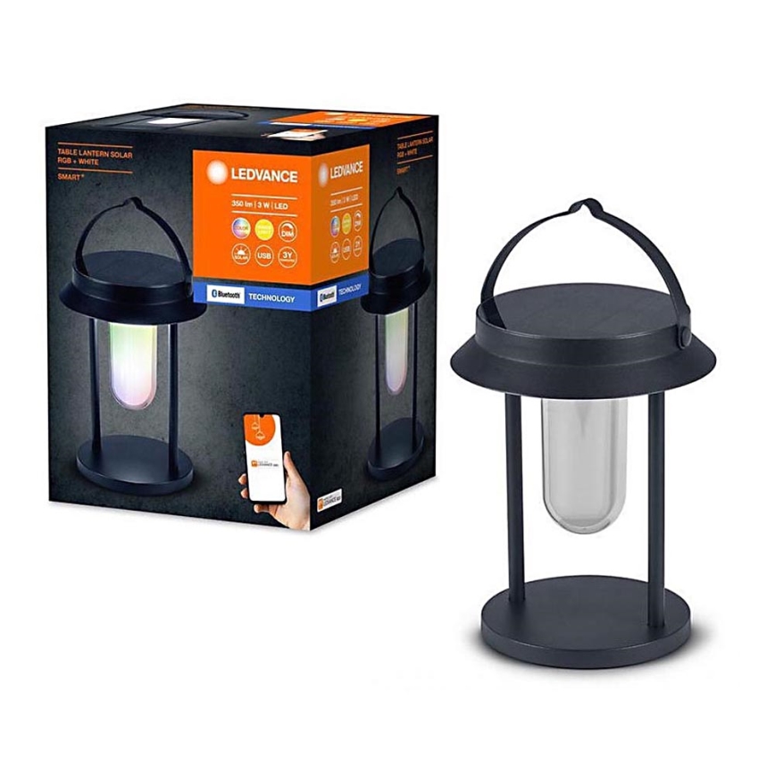 Ledvance - LED RGBW Zatemnitvena solarna svetilka SMART+ TABLE LED/3W/3,7V 2200 mAh IP44