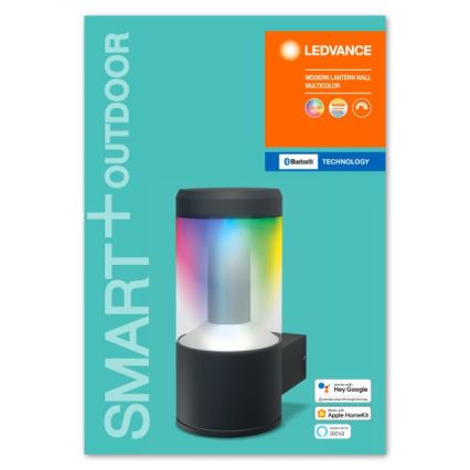 Ledvance - LED RGBW Zatemnitvena stenska svetilka SMART+ MODERN LED/12W/230V IP44 Bluetooth