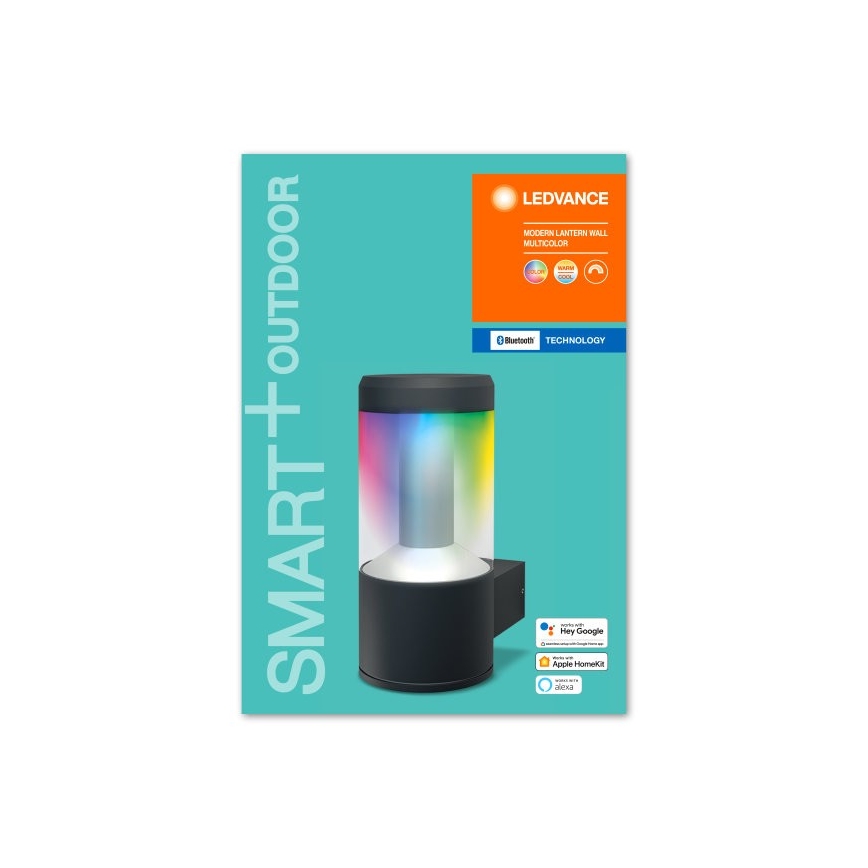 Ledvance - LED RGBW Zatemnitvena stenska svetilka SMART+ MODERN LED/12W/230V IP44 Bluetooth