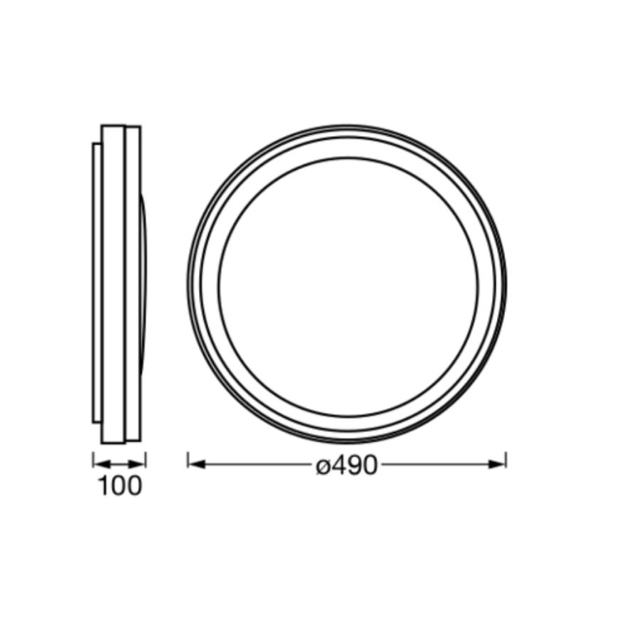 Ledvance - LED RGBW Zatemnitvena stropna svetilka SMART+ MAGIC LED/38W/230V 2700-6500K Wi-Fi