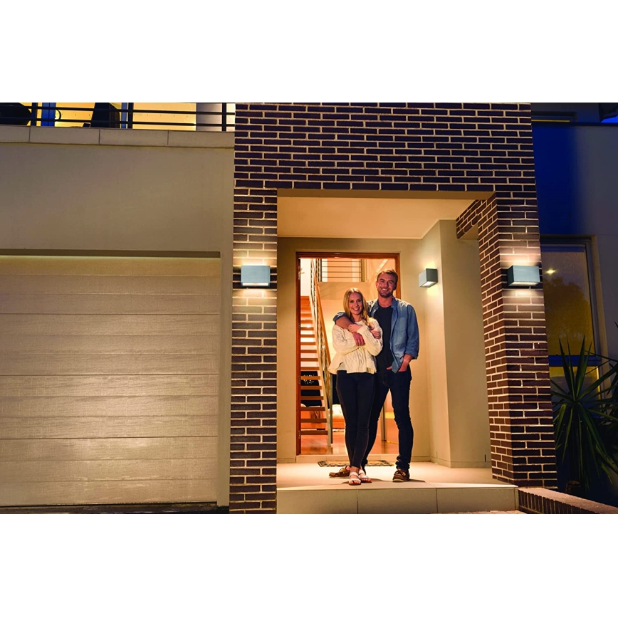 Ledvance - LED RGBW Zatemnitvena zunanja stenska svetilka SMART+ BRICK LED/14W/230V Wi-Fi IP44