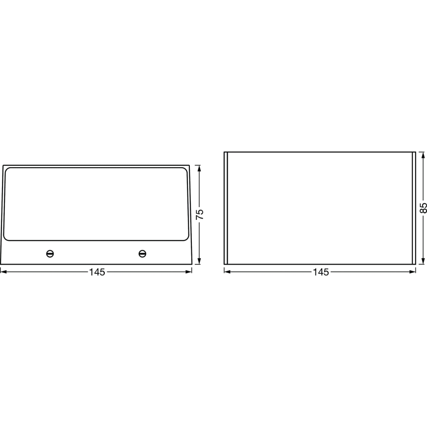 Ledvance - LED RGBW Zatemnitvena zunanja stenska svetilka SMART+ BRICK LED/14W/230V Wi-Fi IP44