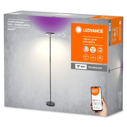 Ledvance - LED RGBW Zatemnitvena talna svetilka SMART+ FLOOR LED/13,5W/230V 2700-5000K Wi-Fi