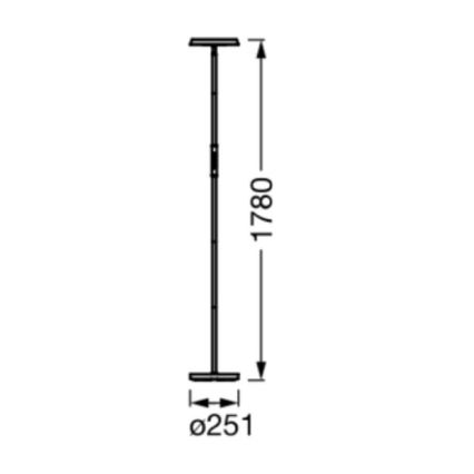 Ledvance - LED RGBW Zatemnitvena talna svetilka SMART+ FLOOR LED/13,5W/230V 2700-5000K Wi-Fi