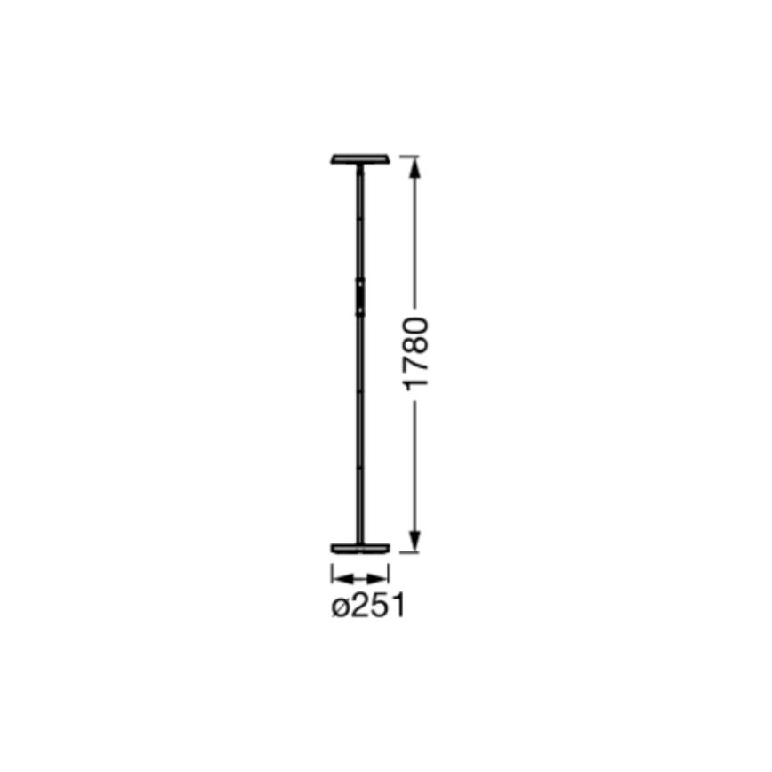 Ledvance - LED RGBW Zatemnitvena talna svetilka SMART+ FLOOR LED/13,5W/230V 2700-5000K Wi-Fi