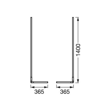 Ledvance - LED RGBW Zatemnitvena talna svetilka SMART+ FLOOR LED/14W/230V 2700-6500K Wi-Fi + Daljinski upravljalnik