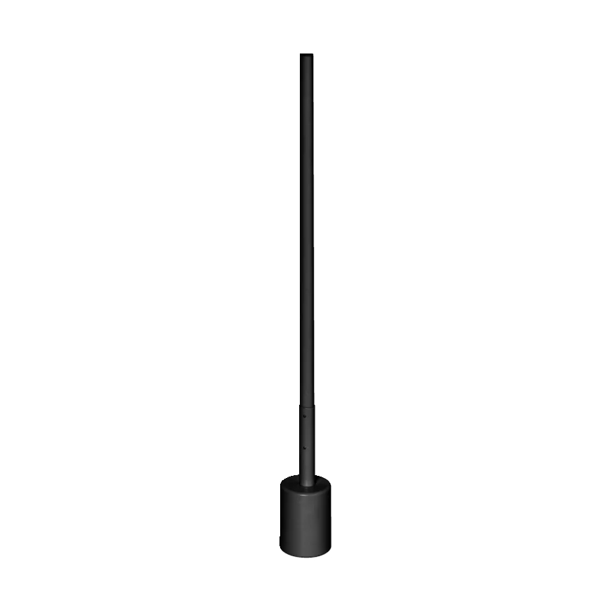 Ledvance - LED RGBW Zatemnitvena talna svetilka SMART+ FLOOR LED/8W/230V 2700-6500K Wi-Fi črna + Daljinski upravljalnik