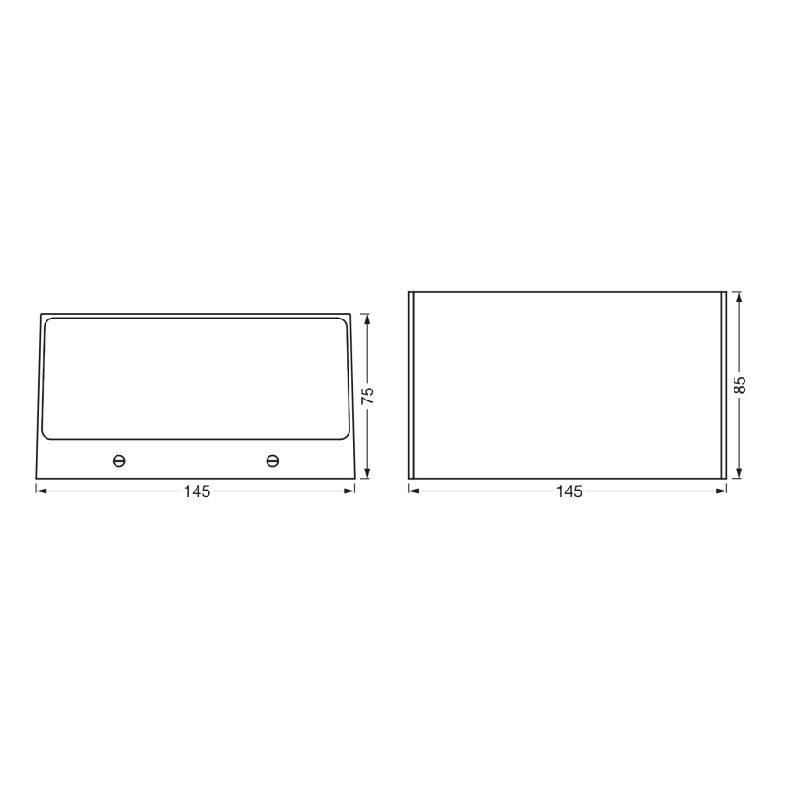 Ledvance - LED RGBW Zatemnitvena zunanja stenska svetilka SMART+ BRICK LED/14W/230V Wi-Fi IP44