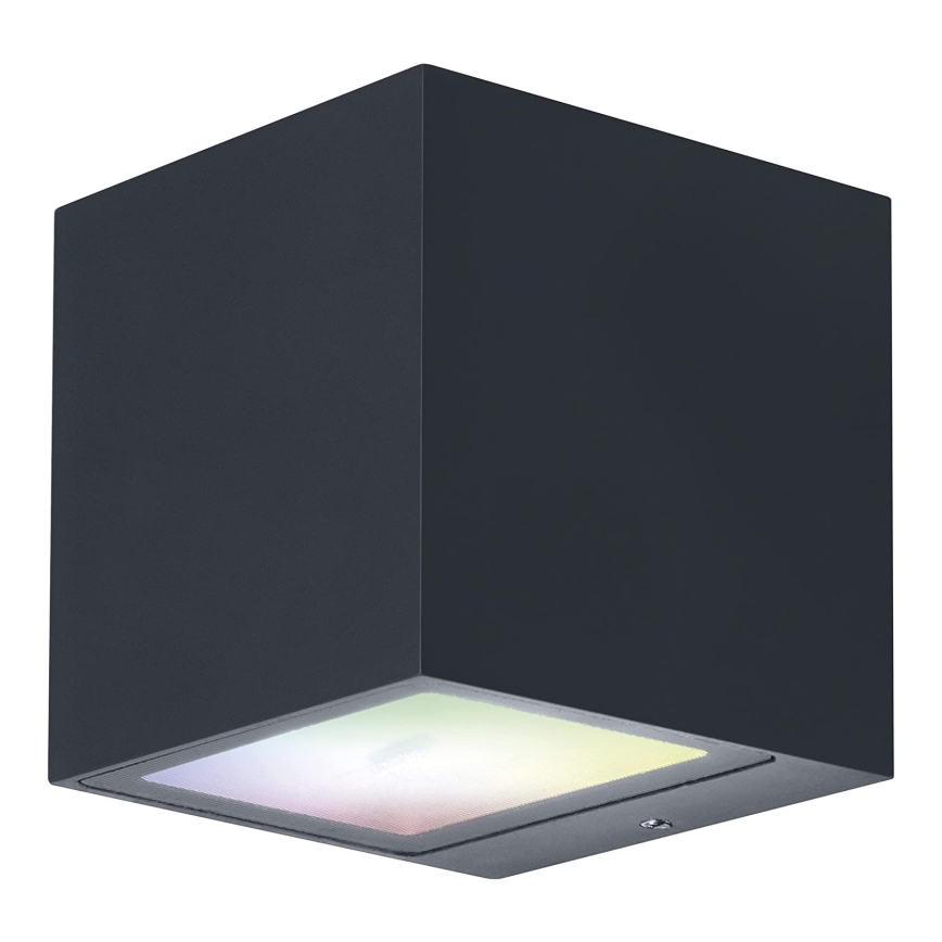 Ledvance - LED RGBW Zatemnitvena zunanja stenska svetilka SMART+ BRICK LED/14W/230V Wi-Fi IP44