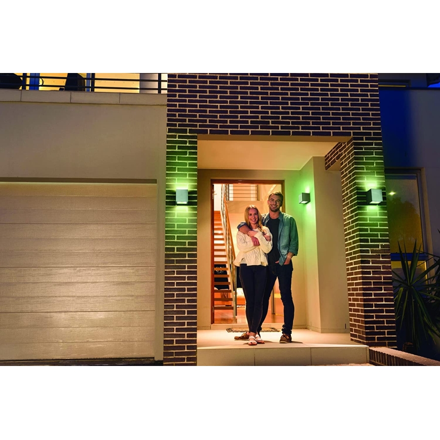 Ledvance - LED RGBW Zatemnitvena zunanja stenska svetilka BRICK LED/14W/230V Wi-Fi IP44