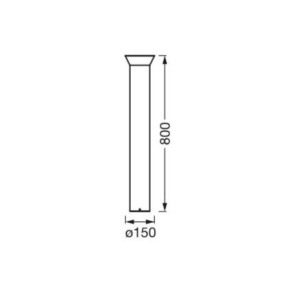 Ledvance - LED RGBW Zatemnitvena zunanja svetilka SMART+ ECLIPSE LED/10W/230V IP44 Wi-Fi