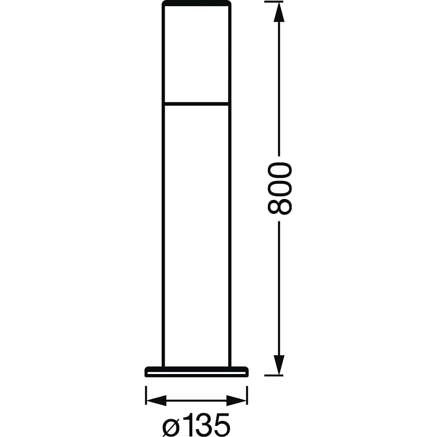 Ledvance - LED RGBW Zatemnitvena zunanja svetilka SMART+ PIPE LED/10W/230V Wi-Fi IP44