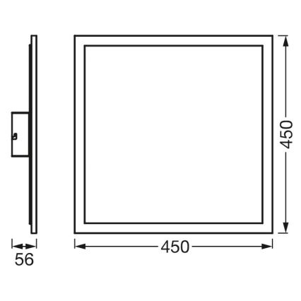 Ledvance - LED RGBW Zatemnitveni panel SMART+ PLANON LED/28W/230V 3000-6500K Wi-Fi + Daljinski upravljalnik