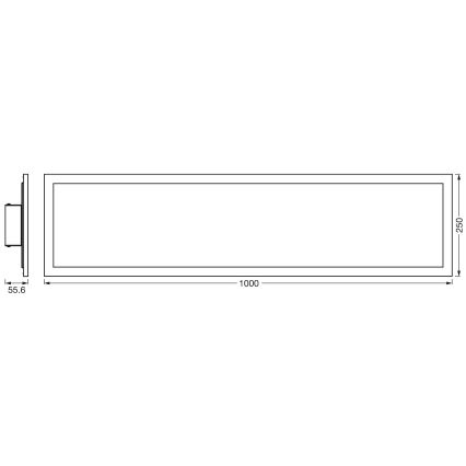 Ledvance - LED RGBW Zatemnitveni panel SMART+ PLANON LED/30W/230V 3000-6500K Wi-Fi + Daljinski upravljalnik