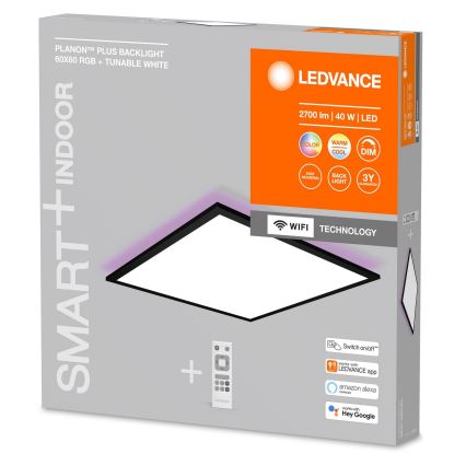 Ledvance - LED RGBW Zatemnitveni panel SMART+ PLANON LED/40W/230V Wi-Fi + Daljinski upravljalnik