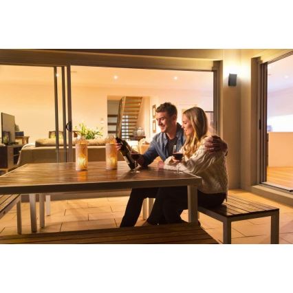 Ledvance - LED RGBW Zunanja stenska svetilka SMART+ CURVE LED/9W/230V IP44 Wi-Fi