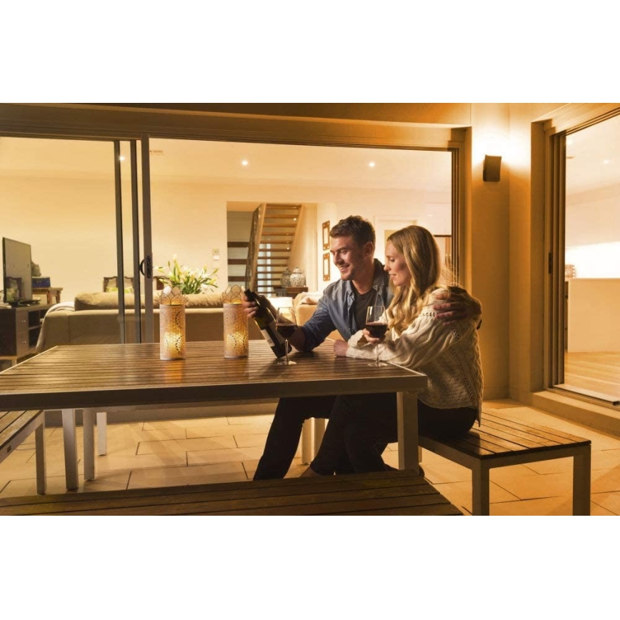 Ledvance - LED RGBW Zunanja stenska svetilka SMART+ CURVE LED/9W/230V IP44 Wi-Fi