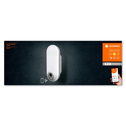 Ledvance - LED RGBW Zunanja svetilka s senzorjem in kamero LED/15W/230V IP44