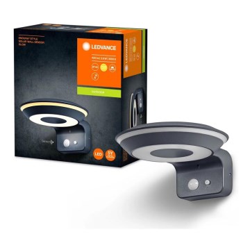 Ledvance - LED Solarna stenska svetilka s senzorjem ENDURA LED/3,6W/3,7V 1500 mAh IP44