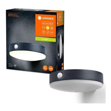 Ledvance - LED Solarna stenska svetilka s senzorjem ENDURA STYLE LED/6W/3,7V 1420 mAh IP44