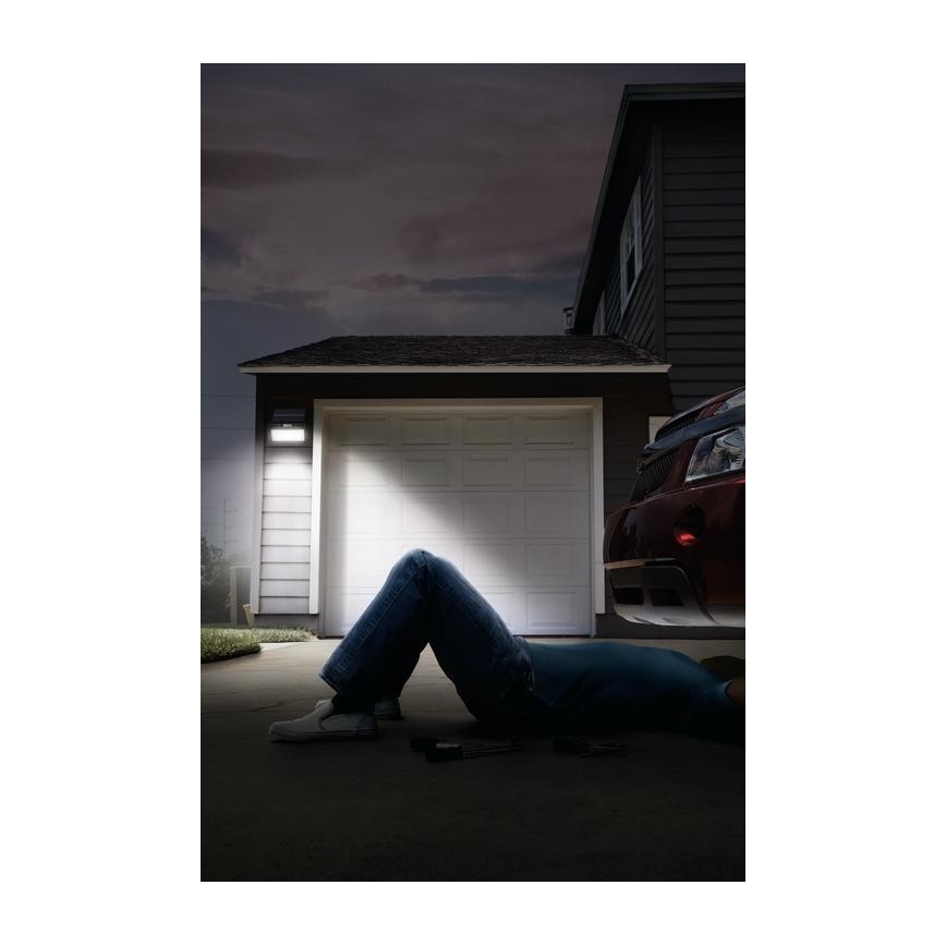 Ledvance - LED Zunanja solarna stenski reflektor s senzorjem FLOOD LED/2,9W/3,7V 2600 mAh IP44