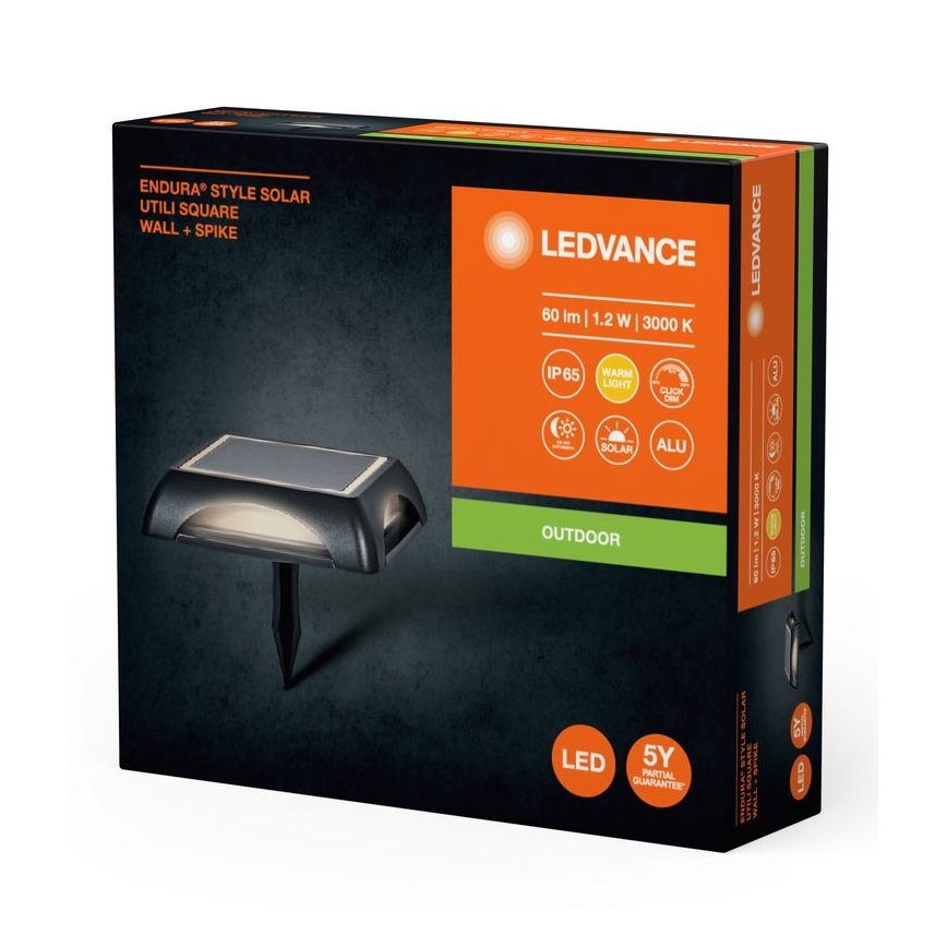 Ledvance - LED Zatemnitvena solarna svetilka ENDURA STYLE SOLAR LED/1,2W/3,7V 2000 mAh IP65