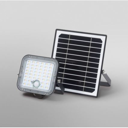 Ledvance - LED Zatemnitveni solarni reflektor s senzorjem gibanja in mraka FLOOD SPLIT LED/10W/3,2V 5000 mAh IP65 + Daljinski upravljalnik