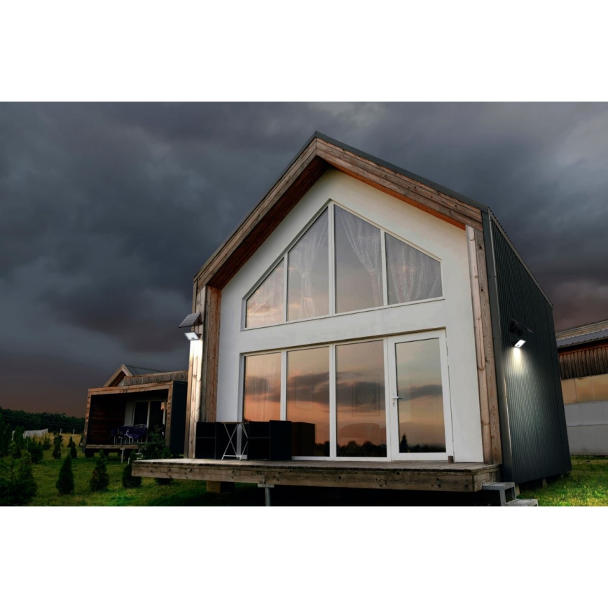 Ledvance - LED Zatemnitveni solarni reflektor s senzorjem FLOOD SPLIT LED/30W/6,4V 5000 mAh IP65 + Daljinski upravljalnik