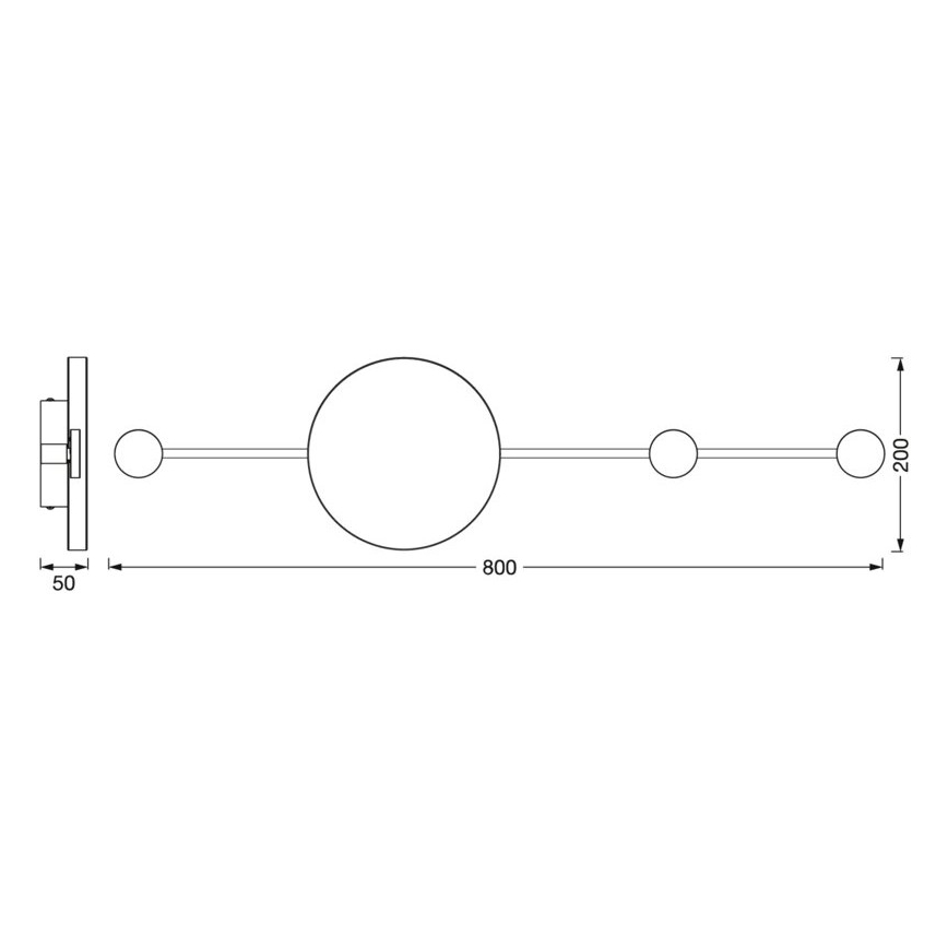 Ledvance - LED Stenska svetilka DECOR WOOD LED/6W/230V