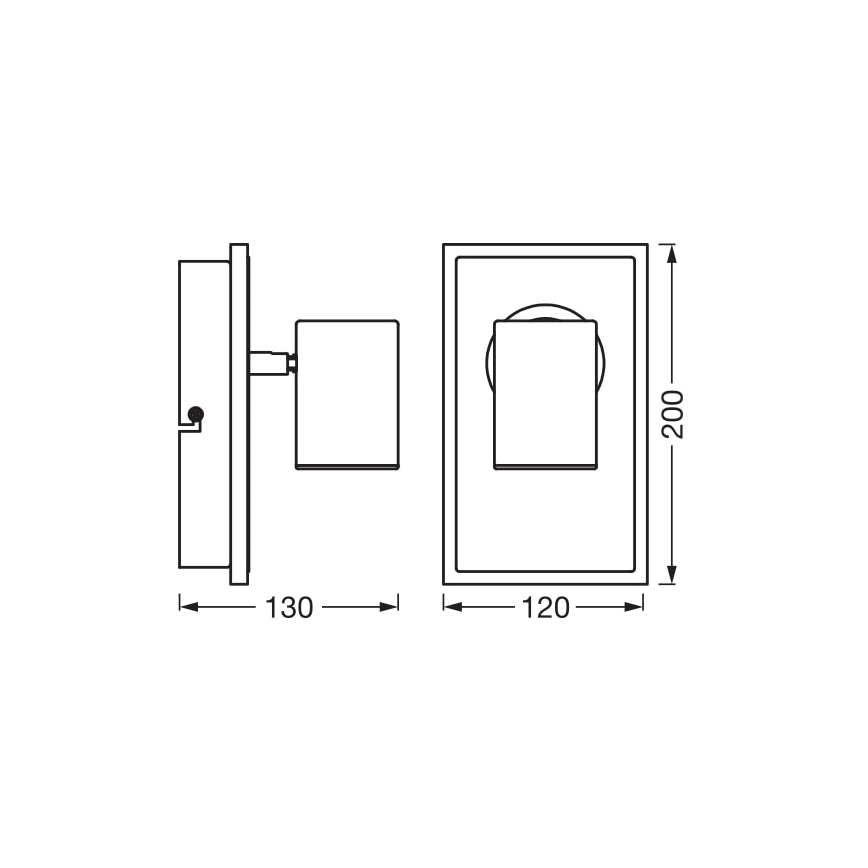 Ledvance - LED Stenski reflektor DECOR MARS LED/16,5W/230V