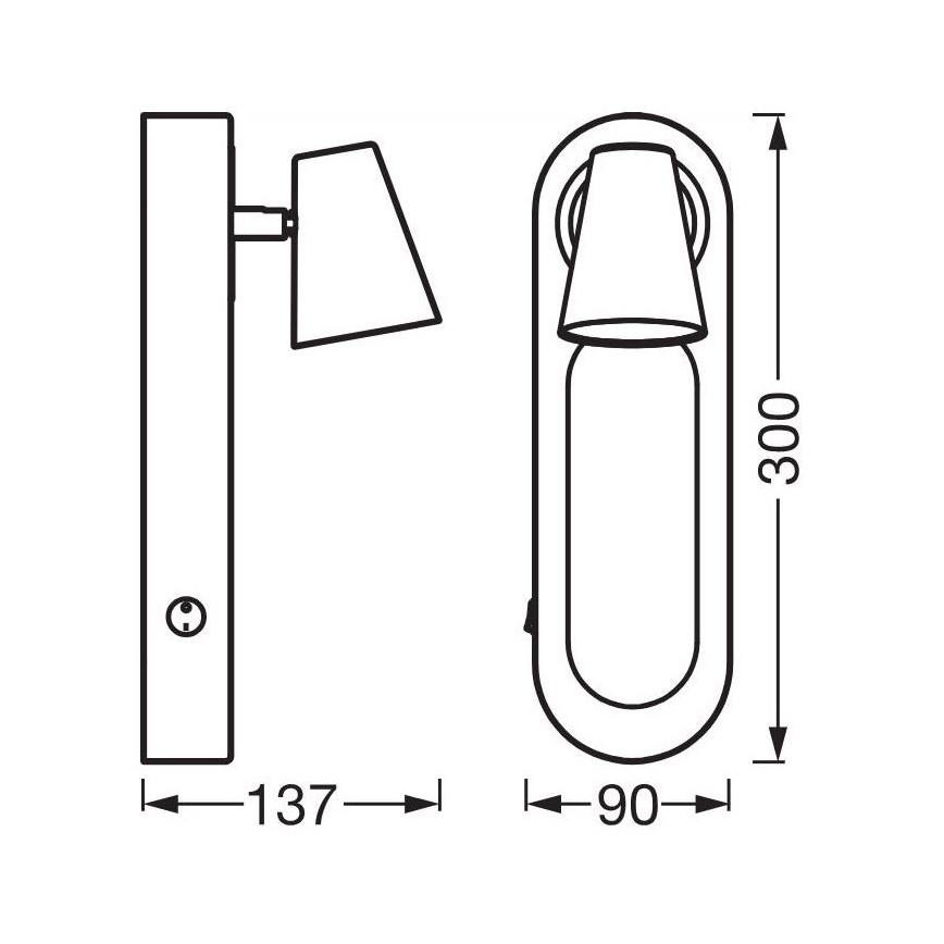Ledvance - LED Stenski reflektor DECOR NEPTUNE LED/13W/230V