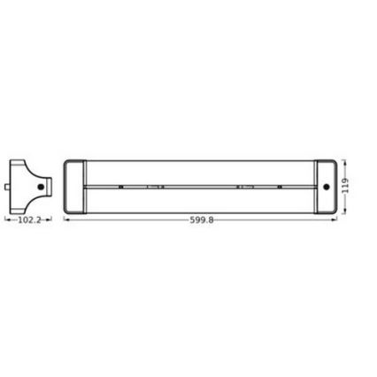 Ledvance - LED Stropna svetilka OFFICE LINE LED/24W/230V 60 cm