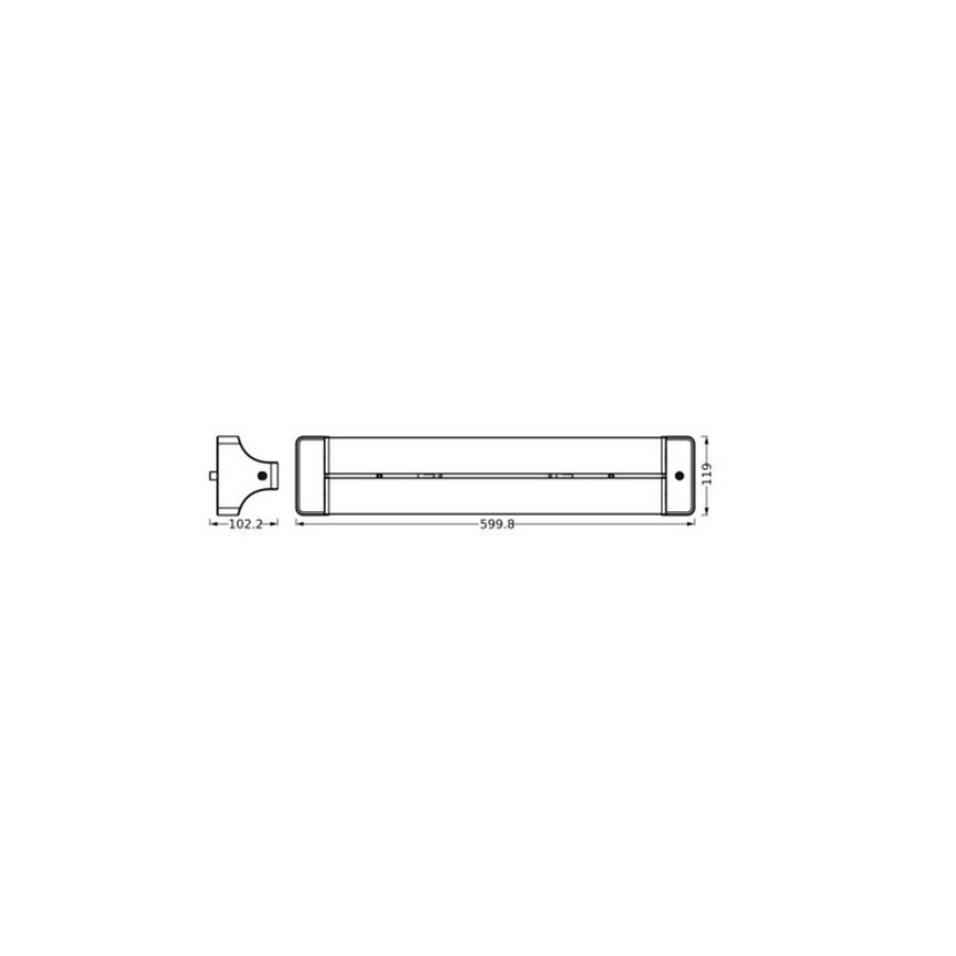 Ledvance - LED Stropna svetilka OFFICE LINE LED/24W/230V 60 cm