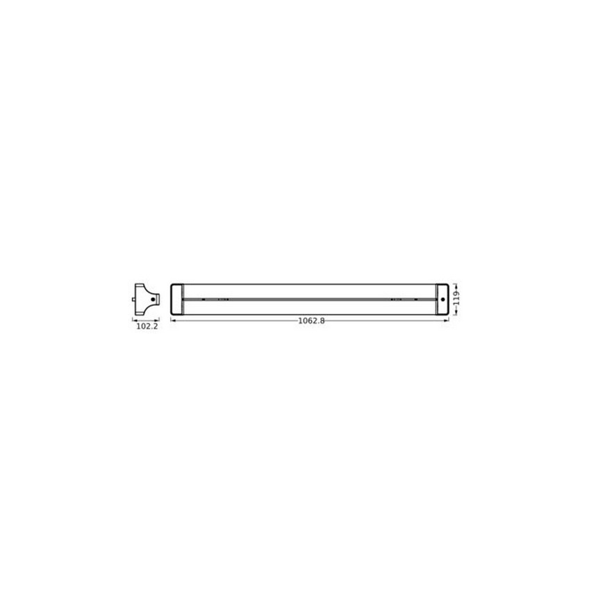 Ledvance - LED Stropna svetilka OFFICE LINE LED/42W/230V 106 cm