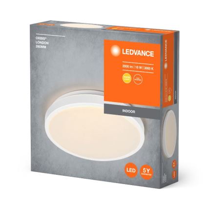 Ledvance - LED Stropna svetilka ORBIS LONDON LED/16W/230V bela