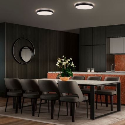 Ledvance - LED Stropna svetilka ORBIS LONDON LED/16W/230V črna