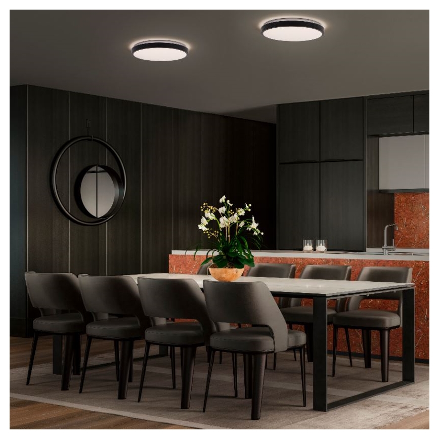 Ledvance - LED Stropna svetilka ORBIS LONDON LED/16W/230V črna