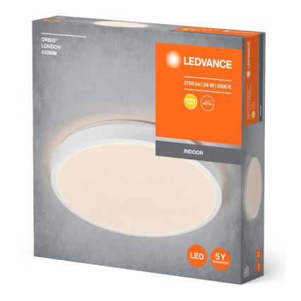 Ledvance - LED Stropna svetilka ORBIS LONDON LED/24W/230V bela