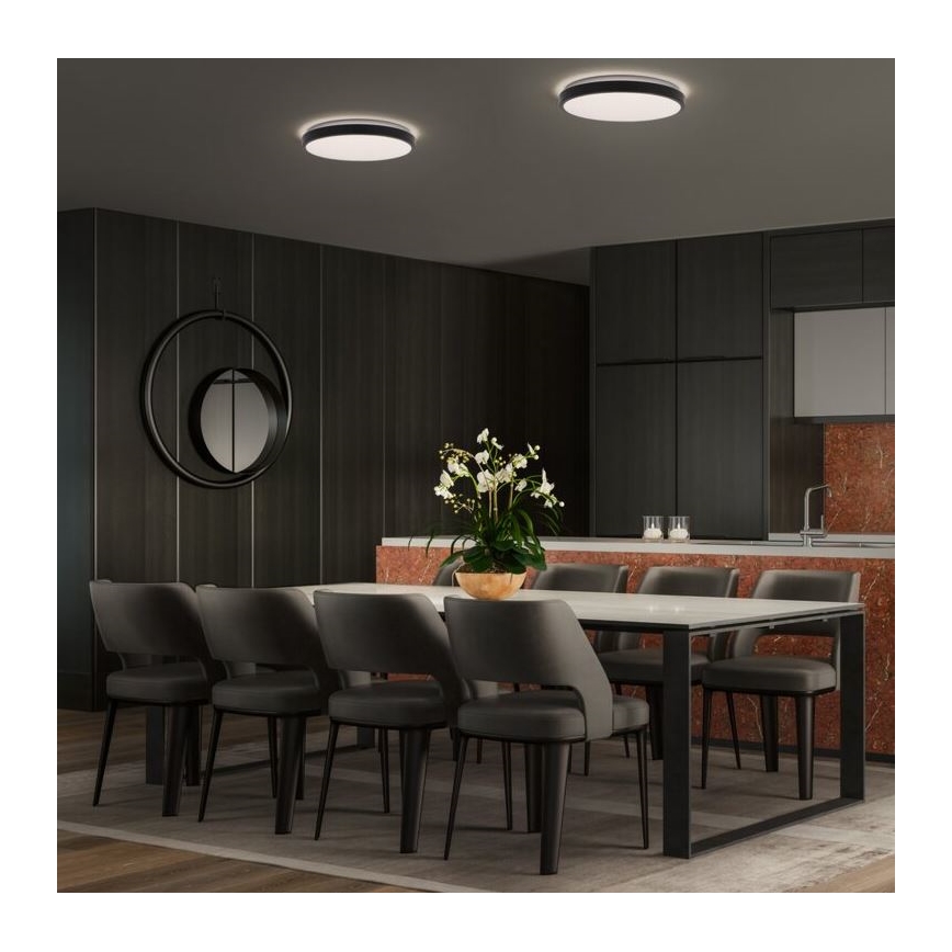 Ledvance - LED Stropna svetilka ORBIS LONDON LED/24W/230V črna