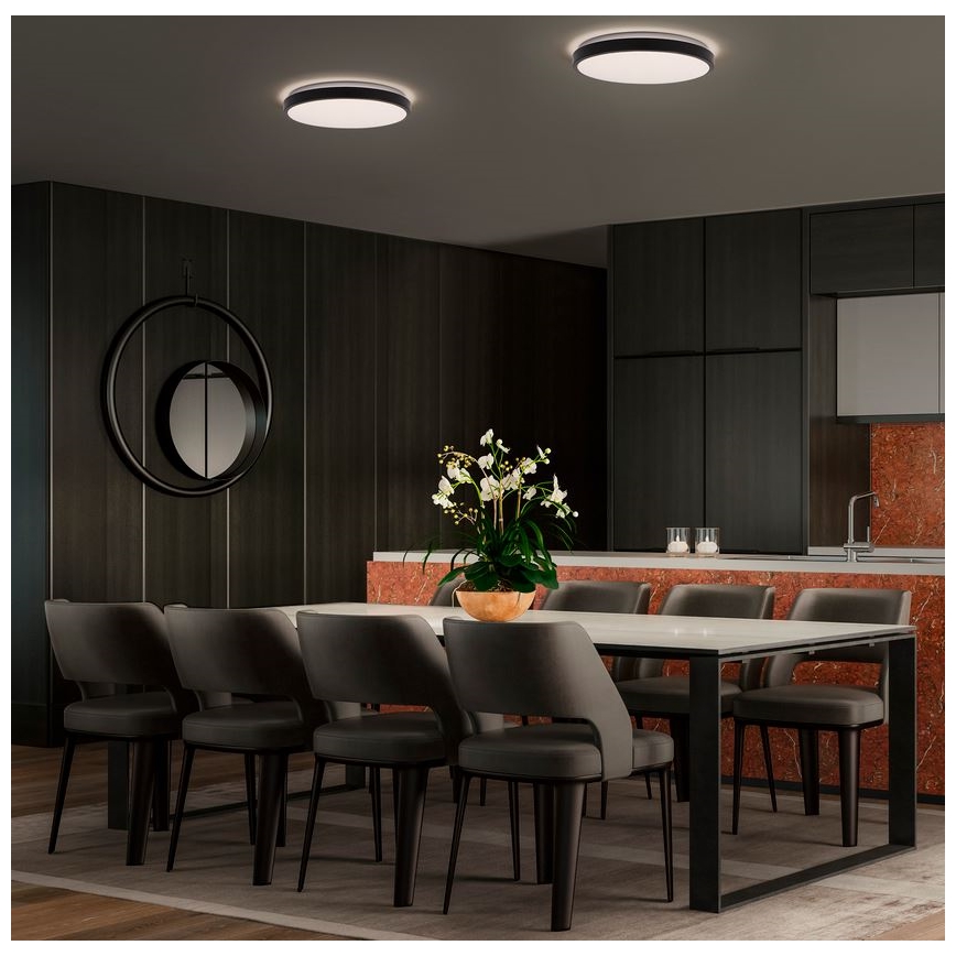 Ledvance - LED Stropna svetilka ORBIS LONDON LED/36W/230V črna