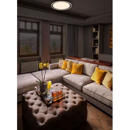 Ledvance - LED Stropna svetilka ORBIS PEDERSON LED/24W/230V pr. 45 cm črna
