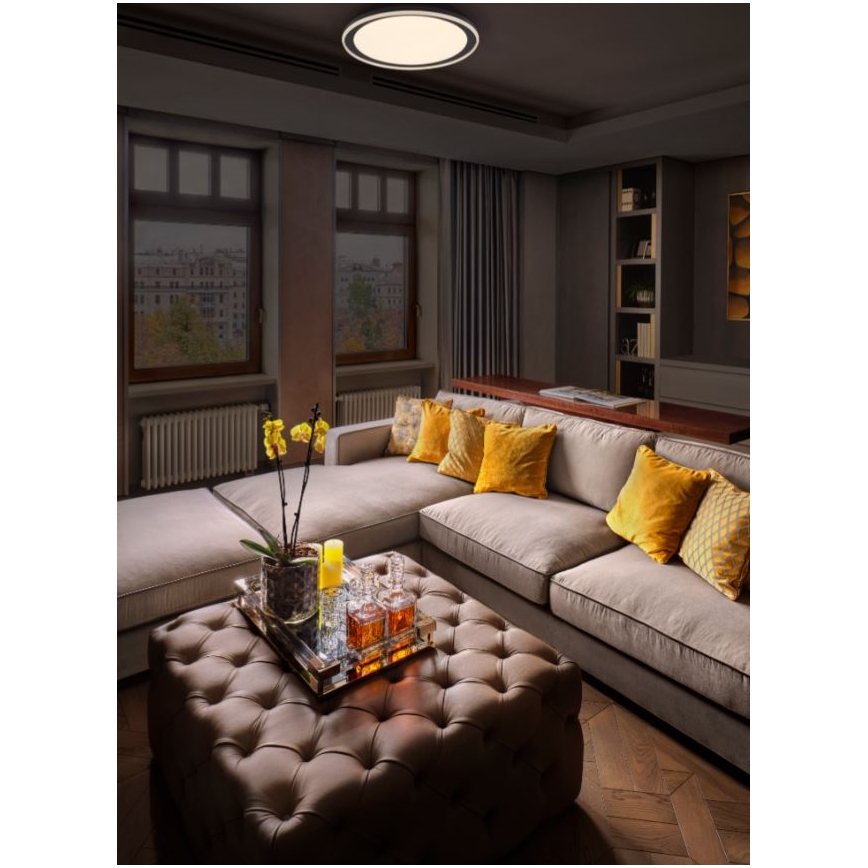 Ledvance - LED Stropna svetilka ORBIS PEDERSON LED/24W/230V pr. 45 cm črna