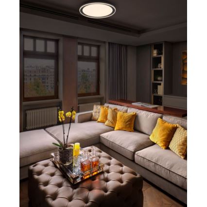 Ledvance - LED Stropna svetilka ORBIS PEDERSON LED/36W/230V pr. 55 cm črna