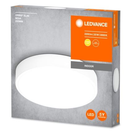 Ledvance - LED Stropna svetilka ORBIS SLIM LED/20W/230V bela