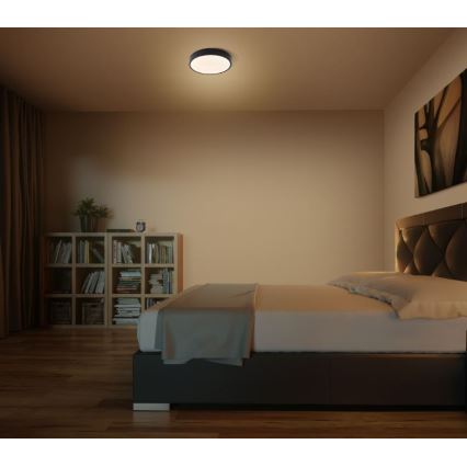 Ledvance - LED Stropna svetilka ORBIS SLIM LED/20W/230V črna