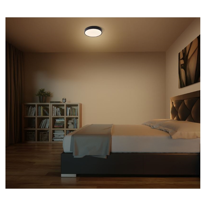 Ledvance - LED Stropna svetilka ORBIS SLIM LED/20W/230V črna